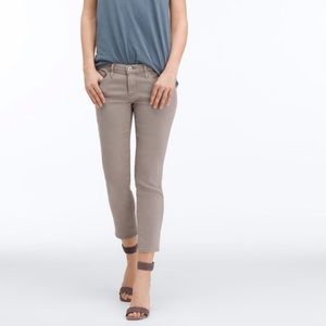 AG the Slit crop Jeans in gray